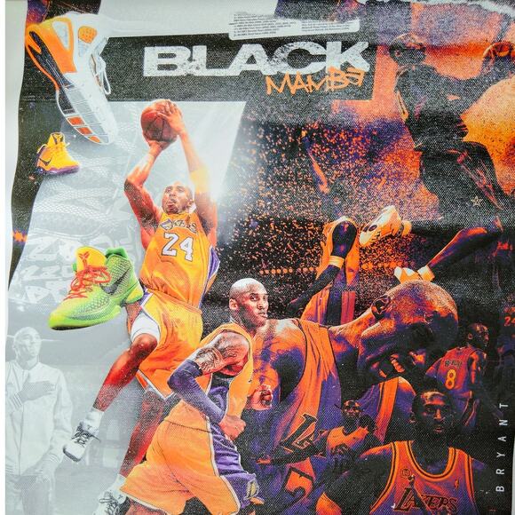 Kobe Bryant Black Mamba Poster – Basketball Canvas Print 12x18" (Unframed) - Picture 2 of 4
